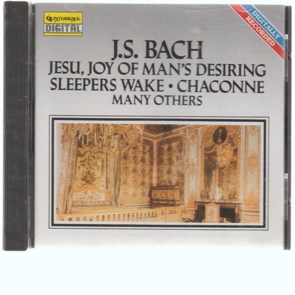 J.S. Bach Jesu, Joy of Man's Desiring, Sleepers Wake, Chaconne.. CD (c) 1990 NIP - Picture 1 of 2